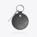 Personalized Leather AirTag Keychain