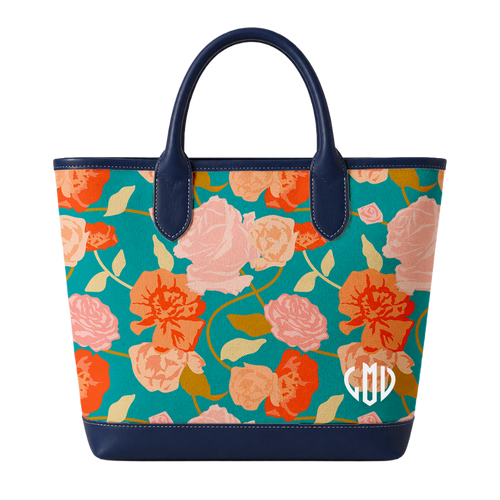 Custom Canvas Leather Tote Bag