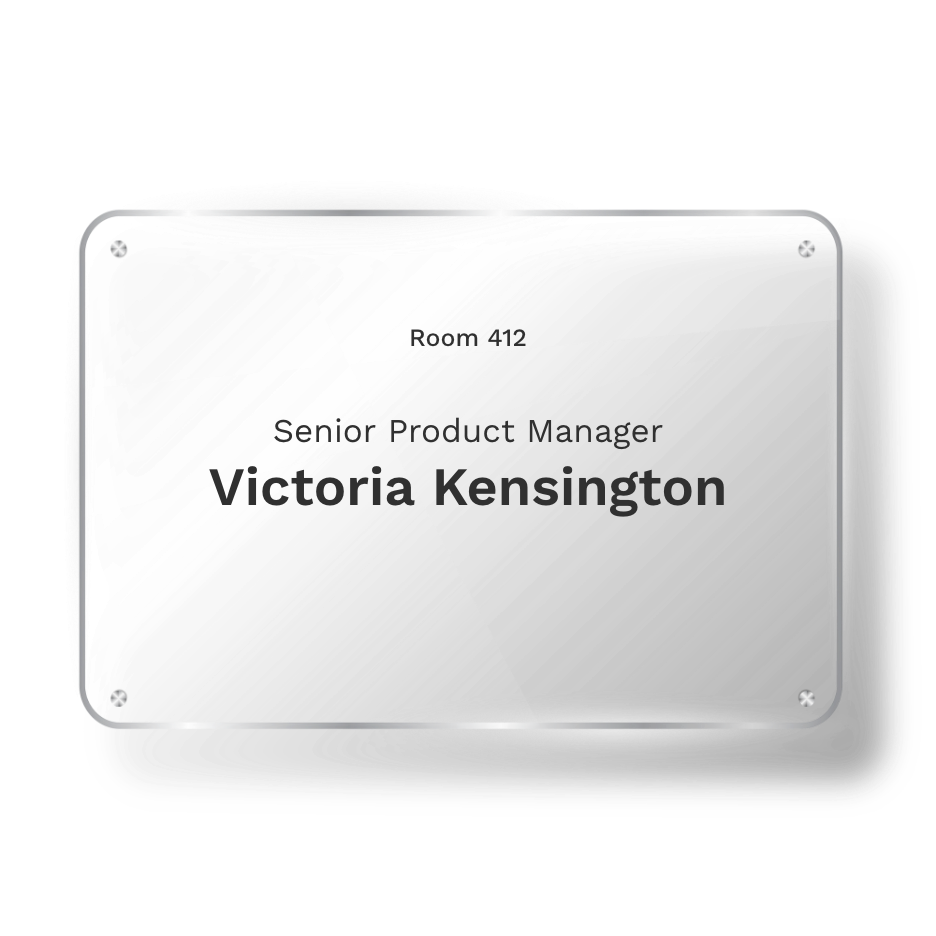 Personalized Office Nameplate